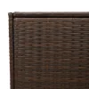  barna polyrattan kerti tárolóláda 283 L