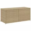  vegyes bézs polyrattan kerti tárolóláda 283 L