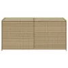  vegyes bézs polyrattan kerti tárolóláda 283 L