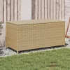  vegyes bézs polyrattan kerti tárolóláda 190 L