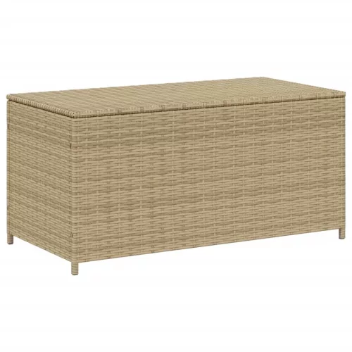  vegyes bézs polyrattan kerti tárolóláda 190 L