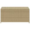  vegyes bézs polyrattan kerti tárolóláda 190 L