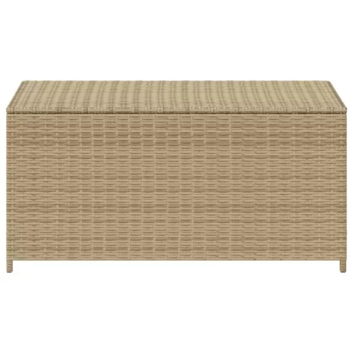  vegyes bézs polyrattan kerti tárolóláda 190 L