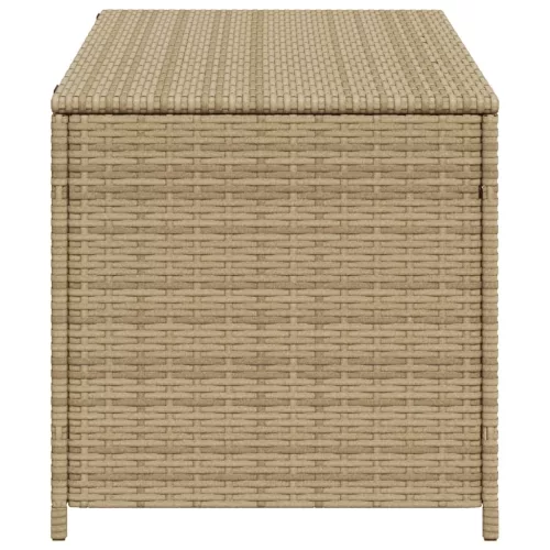 vegyes bézs polyrattan kerti tárolóláda 190 L