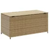 vegyes bézs polyrattan kerti tárolóláda 190 L