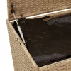  vegyes bézs polyrattan kerti tárolóláda 190 L