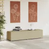 vegyes bézs polyrattan kerti tárolóláda 469 L