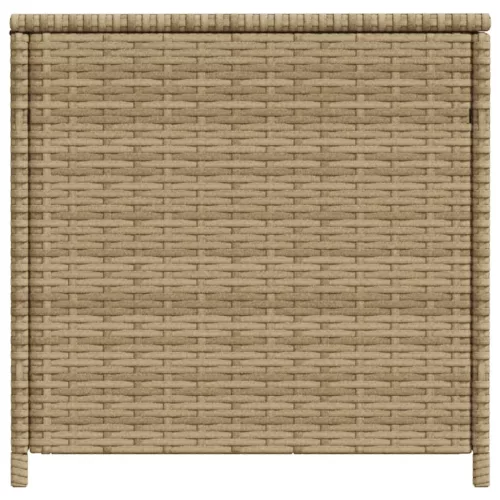  vegyes bézs polyrattan kerti tárolóláda 469 L