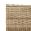  vegyes bézs polyrattan kerti tárolóláda 469 L