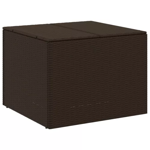  barna polyrattan kerti tárolóláda 291 L