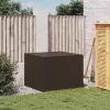  barna polyrattan kerti tárolóláda 291 L