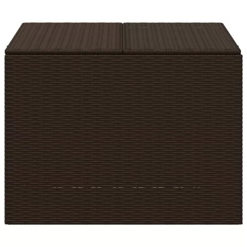  barna polyrattan kerti tárolóláda 291 L