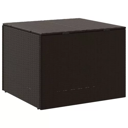 barna polyrattan kerti tárolóláda 291 L