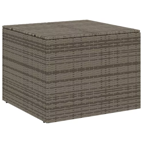  szürke polyrattan kerti tárolóláda 291 L