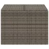  szürke polyrattan kerti tárolóláda 291 L