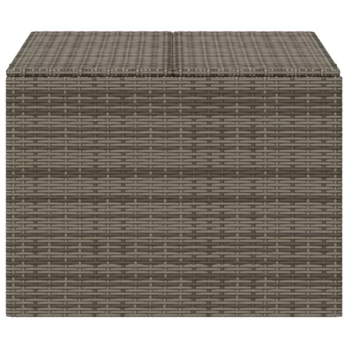  szürke polyrattan kerti tárolóláda 291 L