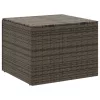  szürke polyrattan kerti tárolóláda 291 L