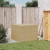  vegyes bézs polyrattan kerti tárolóláda 291 L