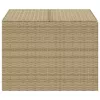  vegyes bézs polyrattan kerti tárolóláda 291 L