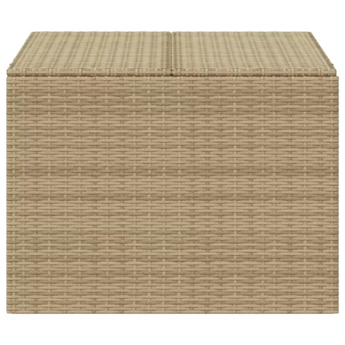  vegyes bézs polyrattan kerti tárolóláda 291 L