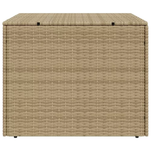  vegyes bézs polyrattan kerti tárolóláda 291 L
