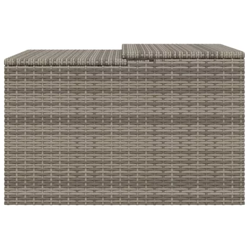  szürke polyrattan robotfűnyíró garázs 86 x 90 x 52/57 cm