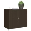  barna polyrattan kerti tárolószekrény 83x45x76 cm