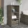  szürke polyrattan kerti tárolószekrény 50 x 55 x 115 cm