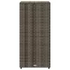  szürke polyrattan kerti tárolószekrény 50 x 55 x 115 cm
