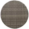  3 részes szürke polyrattan bisztrógarnitúra párnákkal