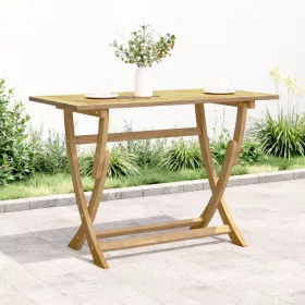    összecsukható tömör akácfa kerti asztal 110 x 55 x 75 cm