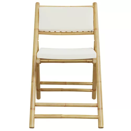  2 részes bambusz összecsukható bisztrószett párnákkal