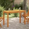  tömör akácfa kerti étkezőasztal 110 x 55 x 75 cm
