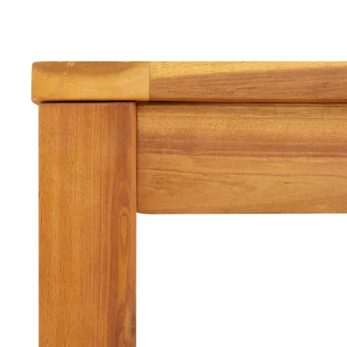  tömör akácfa kerti étkezőasztal 110 x 55 x 75 cm