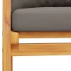  tömör akácfa kerti kanapé párnával 120 cm