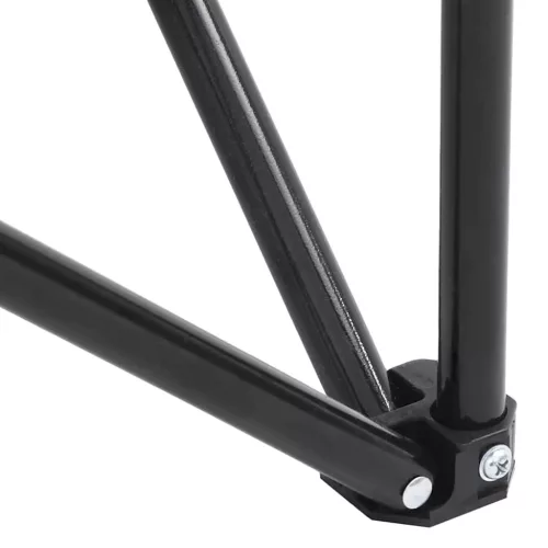  2 db szürke összecsukható kempingszék zsebbel