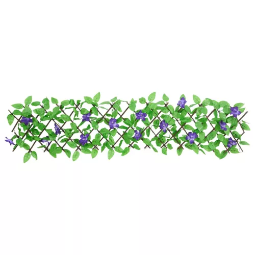  5 db zöld bővíthető műborostyán rács 180 x 20 cm