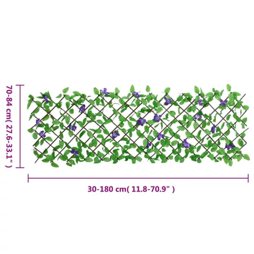  zöld bővíthető műborostyán rács 180 x 70 cm