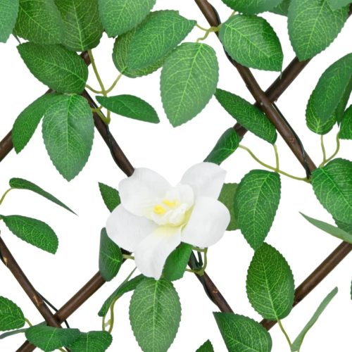  5 db zöld bővíthető műborostyánrács 186 x 30 cm