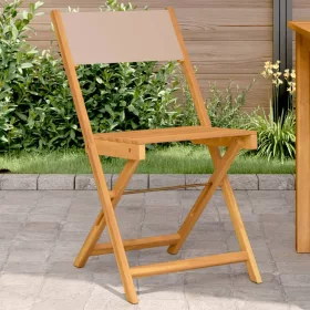  2 db tópszínű tömör akácfa és szövet bisztrószék