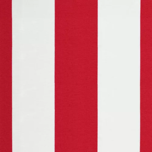  piros és fehér csíkos pótszövet napellenzőhöz 5x3 m