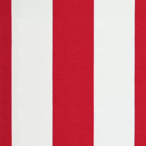  piros és fehér csíkos pótszövet napellenzőhöz 5x3,5 m
