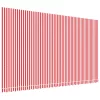  piros és fehér csíkos pótszövet napellenzőhöz 6x3,5 m