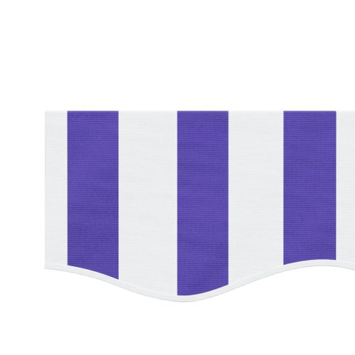  kék és fehér csíkos pótszövet napellenzőszegélyhez 3,5 m