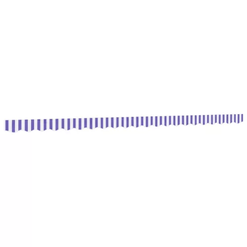  kék és fehér csíkos pótszövet napellenzőszegélyhez 5 m