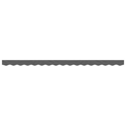  antracitszürke csíkos pótszövet napellenzőszegélyhez 4 m