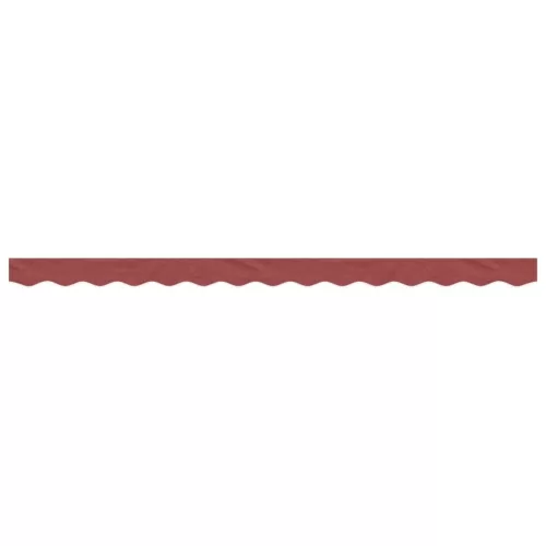  burgundi vörös csíkos pótszövet napellenzőszegélyhez 3,5 m