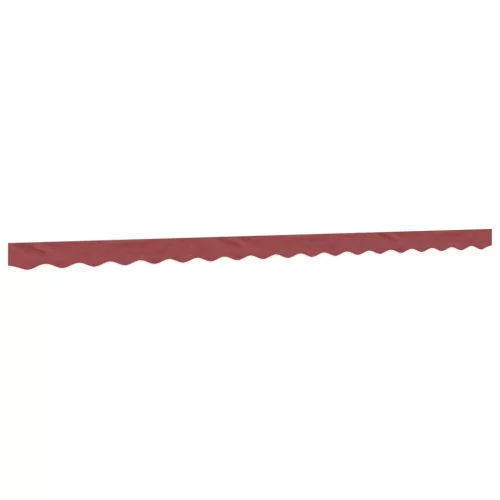  burgundi vörös csíkos pótszövet napellenzőszegélyhez 4,5 m