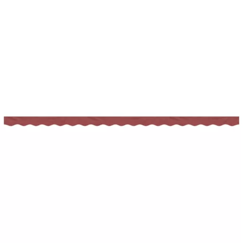  burgundi vörös csíkos pótszövet napellenzőszegélyhez 4,5 m