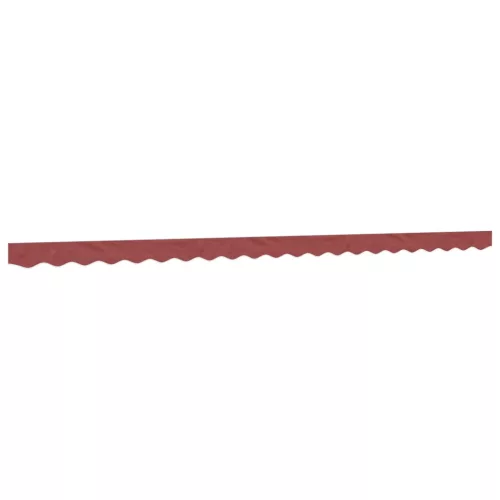  burgundi vörös csíkos pótszövet napellenzőszegélyhez 5 m